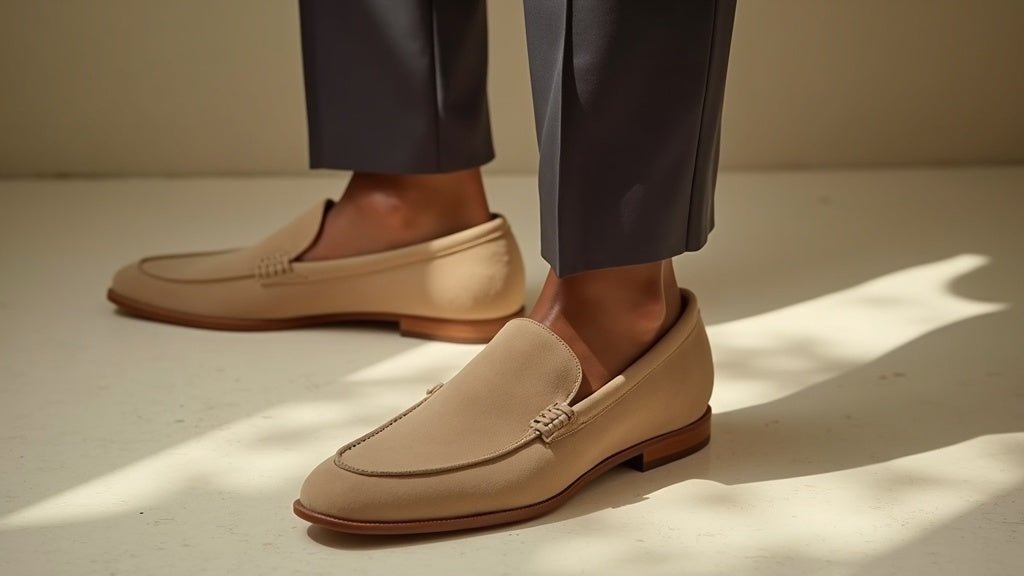 Light Suede Loafers for Summer Weddings: The Smartest Guest Option? - Pierre Cabot