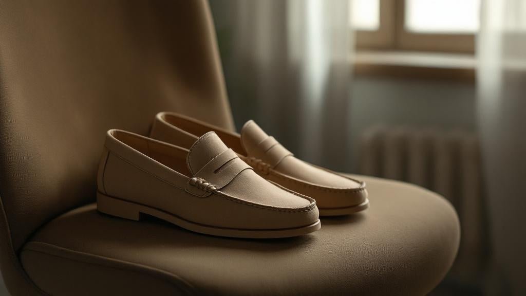 Men’s penny loafers suede: comfort fit for narrow heels - Pierre Cabot