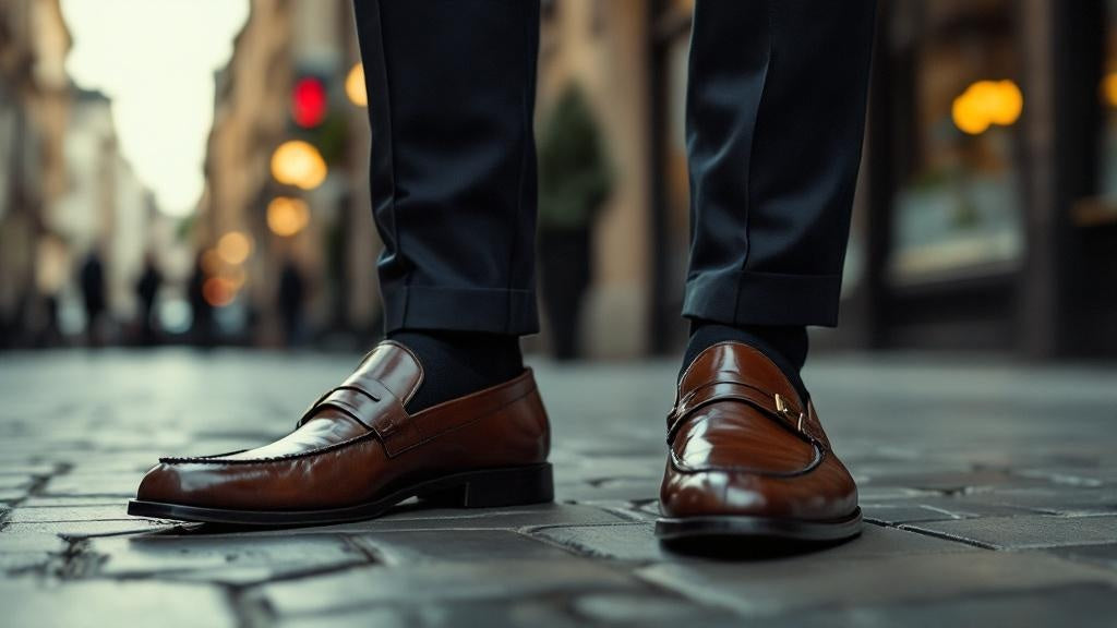 How To Wear Men's Formal Loafers For Smart Casual Office Days In Europe: Luxury Guidance in European English